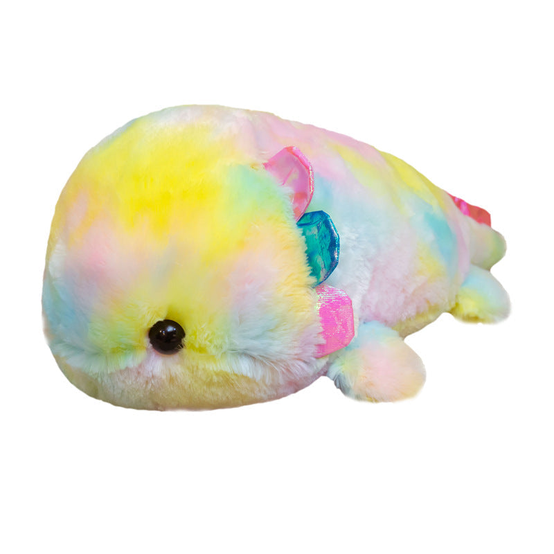 Rainbow Salamander Plush Toy for Cozy Cuddles & Decor
