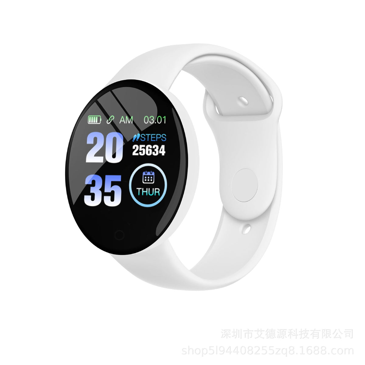Macaron Fitness Tracker with Heart Rate & Step Counter