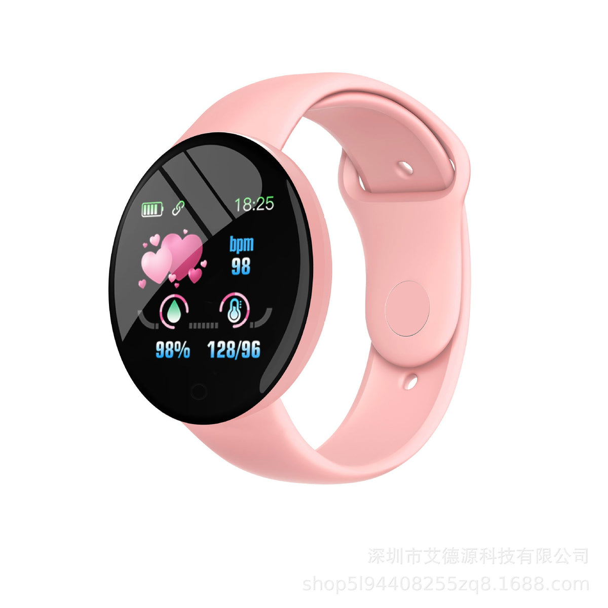 Macaron Fitness Tracker with Heart Rate & Step Counter