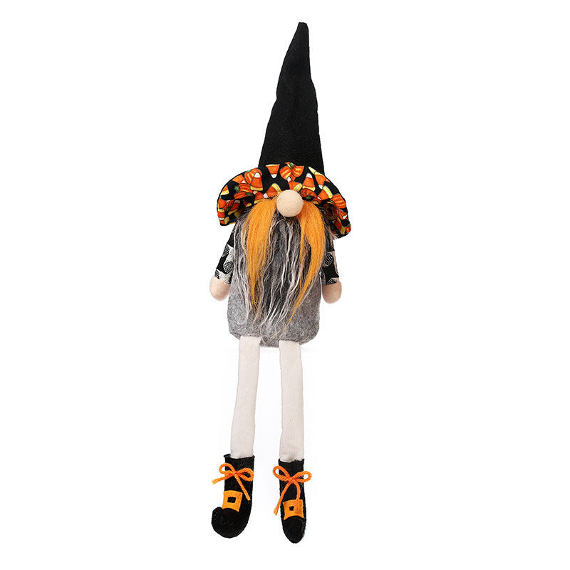 Long-Legged Halloween Witch Dolls for Festive Decor