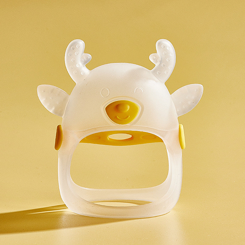 Deer Silicone Teether Toy for Soothing Sore Baby Gums