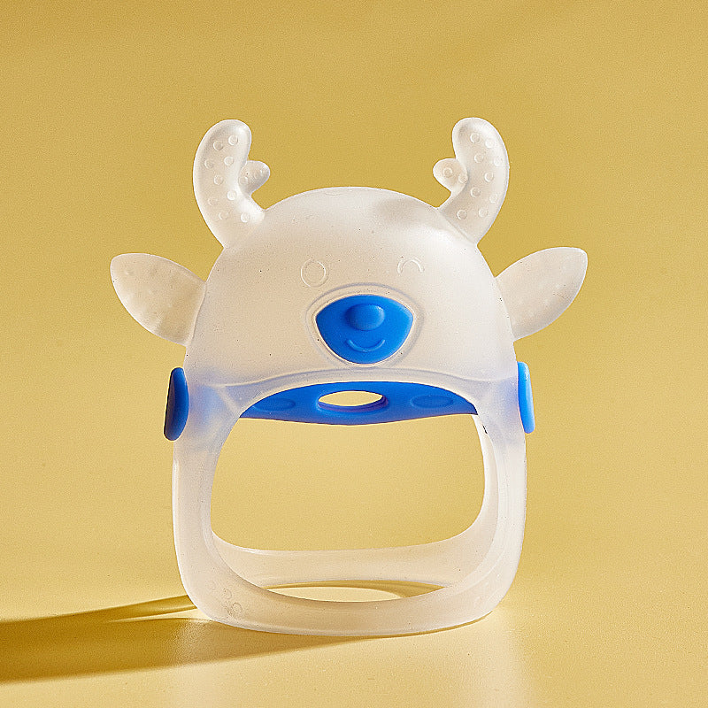 Deer Silicone Teether Toy for Soothing Sore Baby Gums