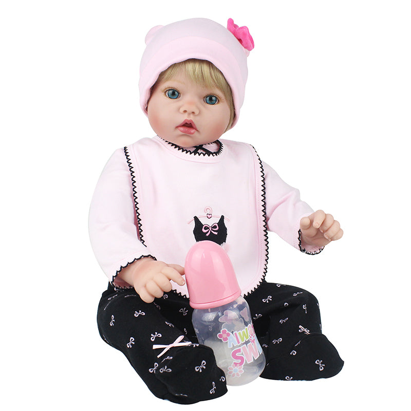 50cm Reborn Baby Doll With Realistic Details & Outfit