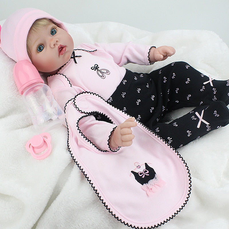 50cm Reborn Baby Doll With Realistic Details & Outfit