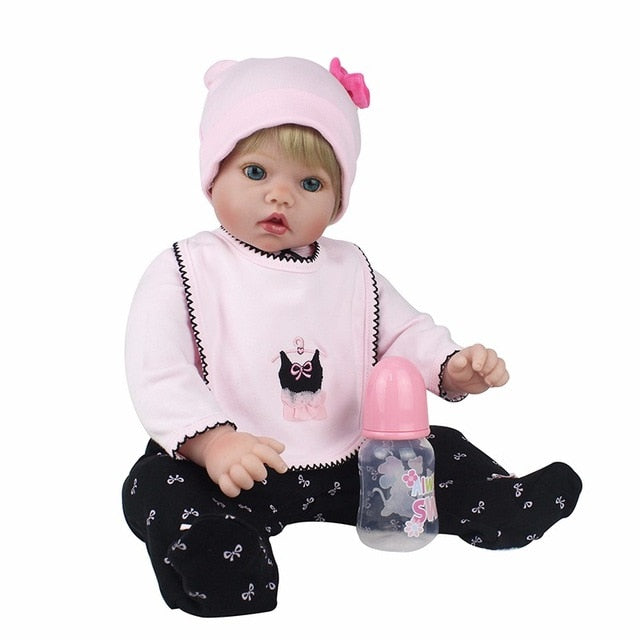 50cm Reborn Baby Doll With Realistic Details & Outfit