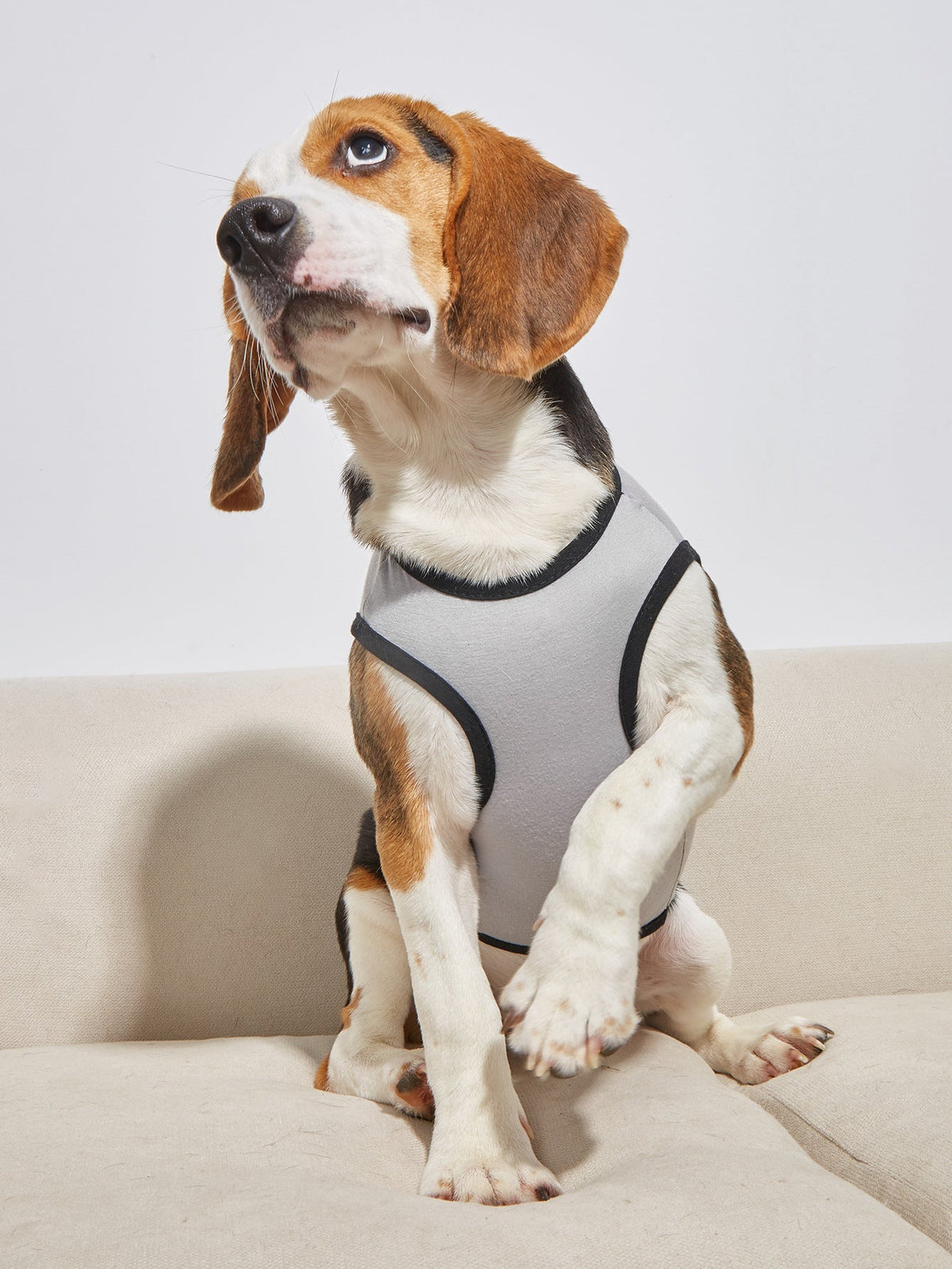 Lightweight Dog Vest Shirt with Sunglasses Graphic