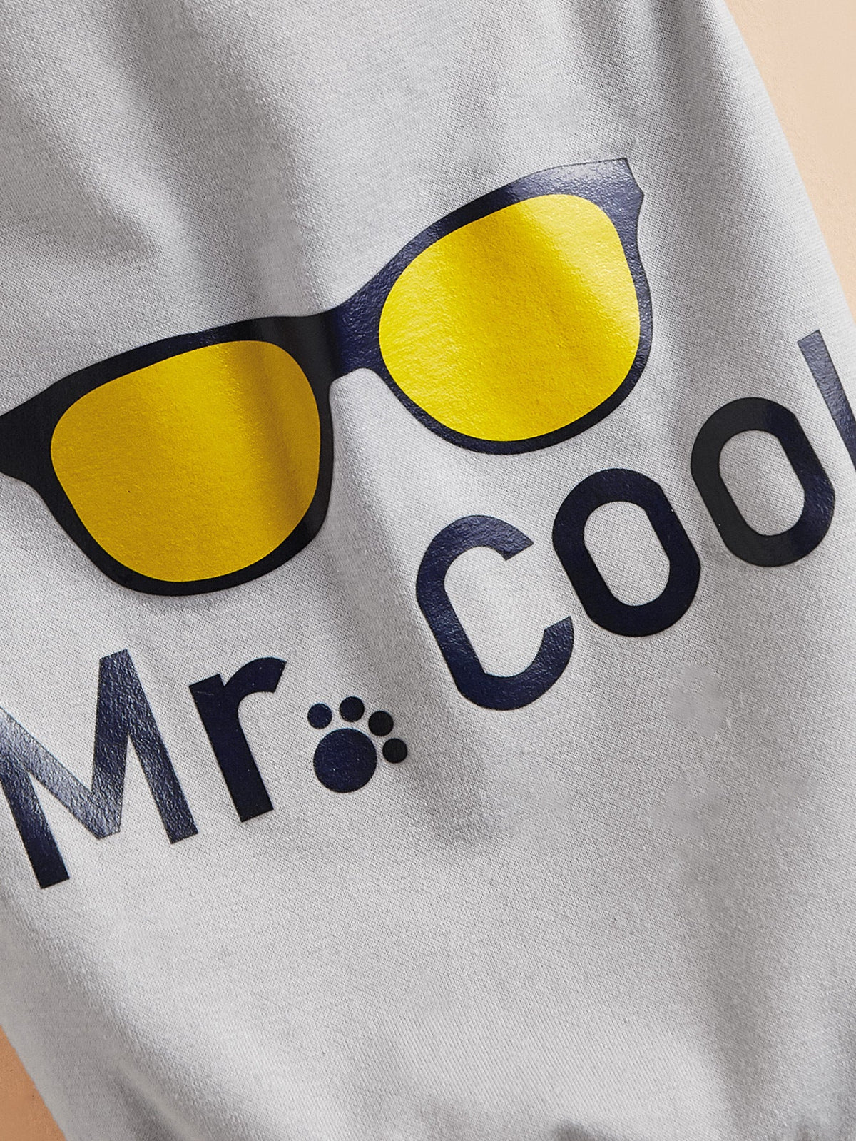 Lightweight Dog Vest Shirt with Sunglasses Graphic