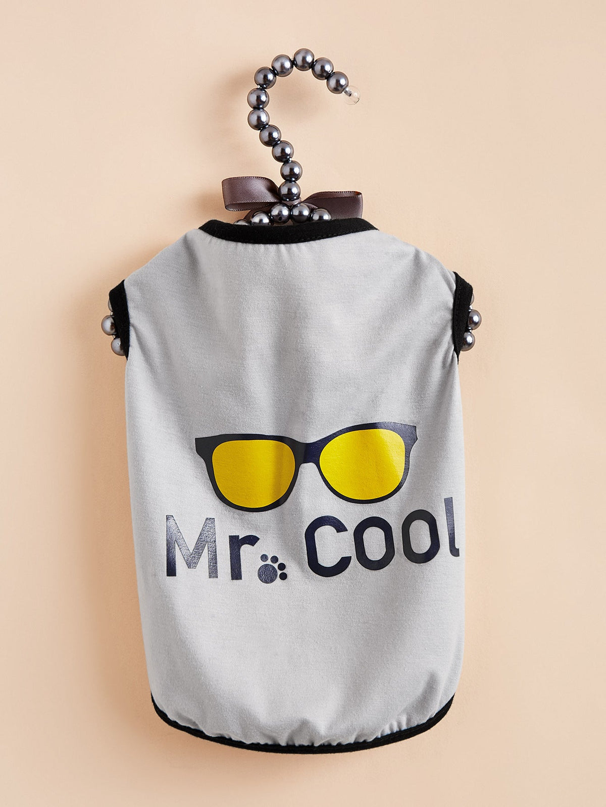Lightweight Dog Vest Shirt with Sunglasses Graphic
