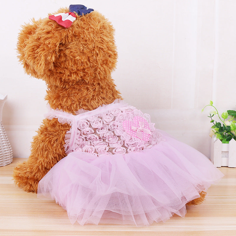 Princess Tutu Skirt for Small Dogs | Fluffy Dress