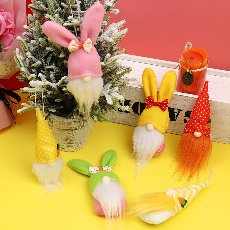 Easter Rabbit Gnome Ornaments for Whimsical Spring Decor