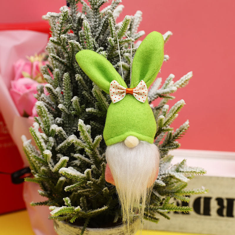 Easter Rabbit Gnome Ornaments for Whimsical Spring Decor