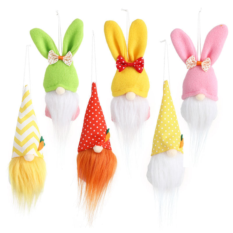 Easter Rabbit Gnome Ornaments for Whimsical Spring Decor