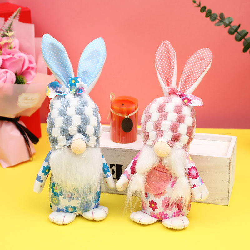 Easter Rabbit Gnome Decorations for Cheerful Displays
