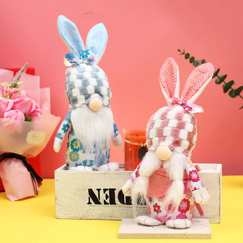 Easter Rabbit Gnome Decorations for Cheerful Displays