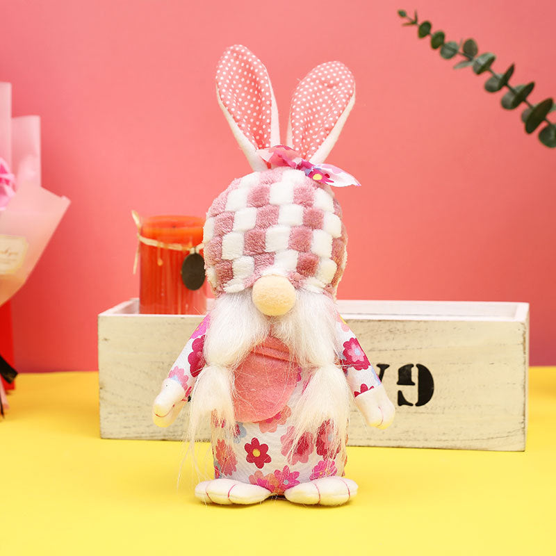 Easter Rabbit Gnome Decorations for Cheerful Displays
