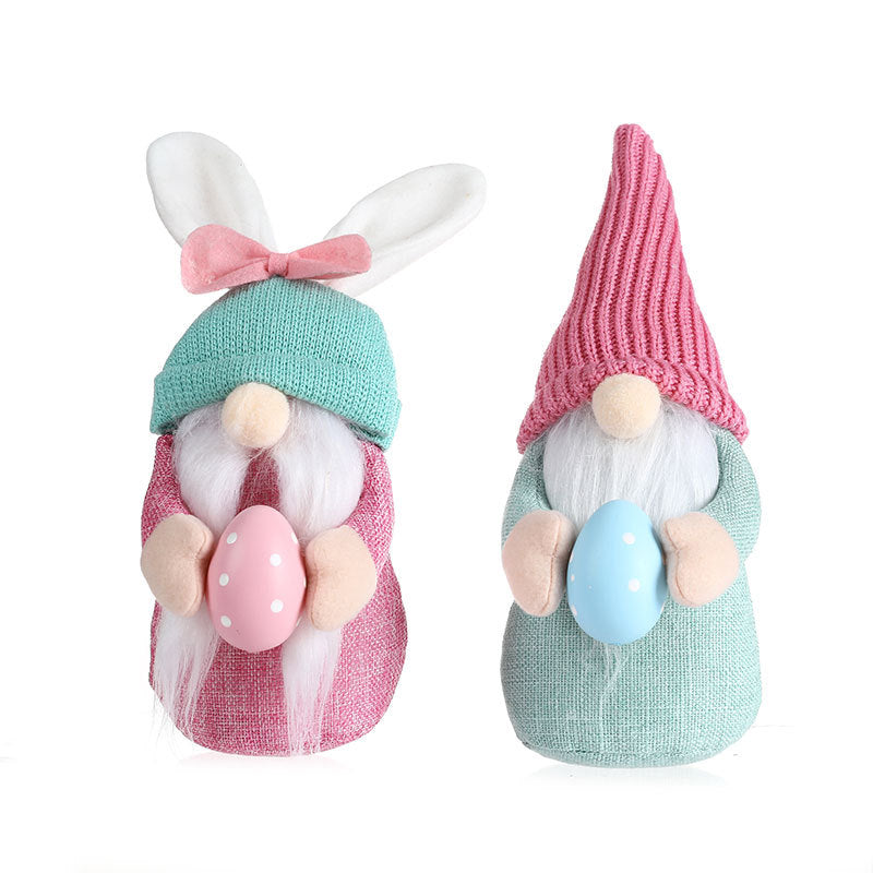 Easter Gnome Decorations Duo for Festive Spring Charm