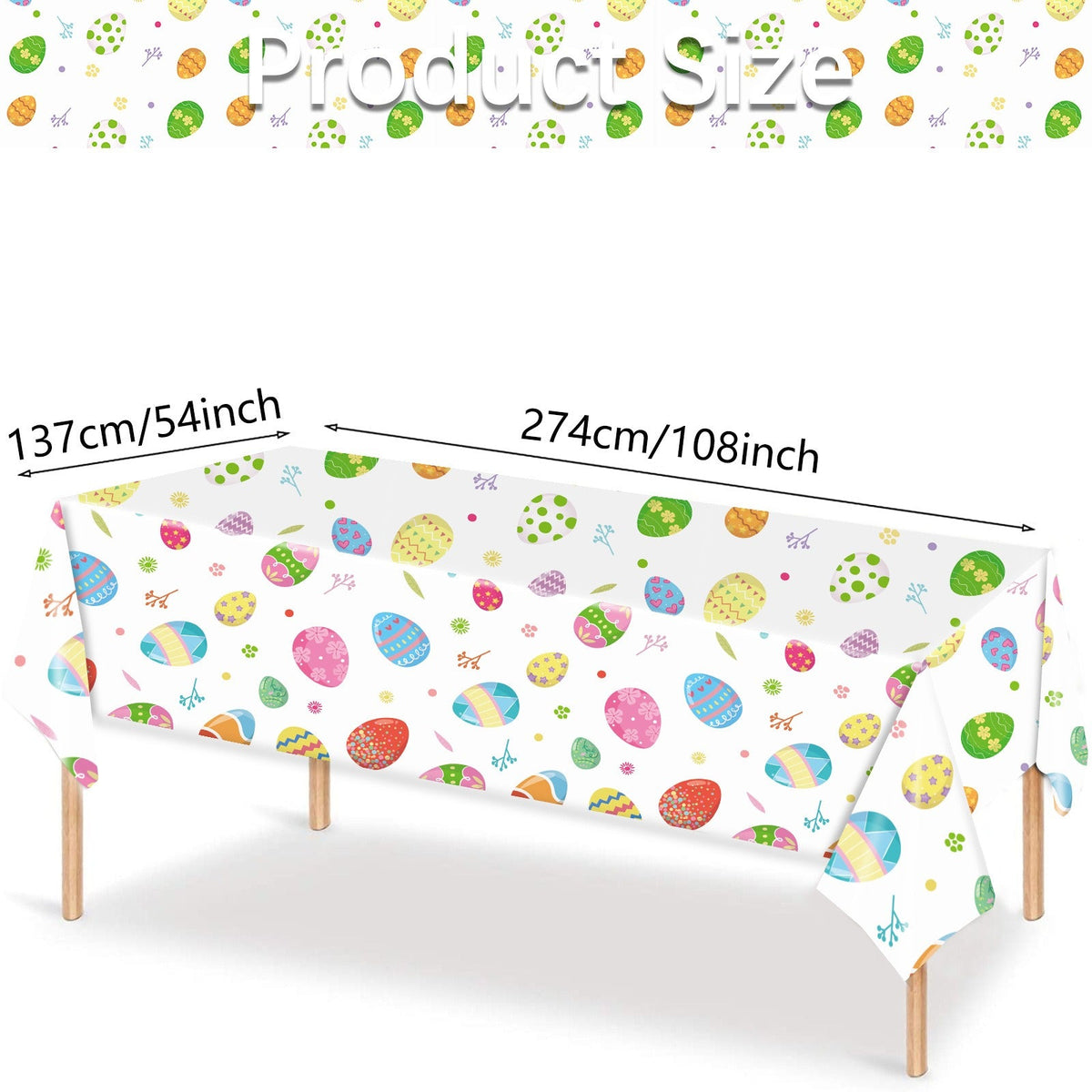 Easter Egg Tablecloth for Instant Festive Table Styling