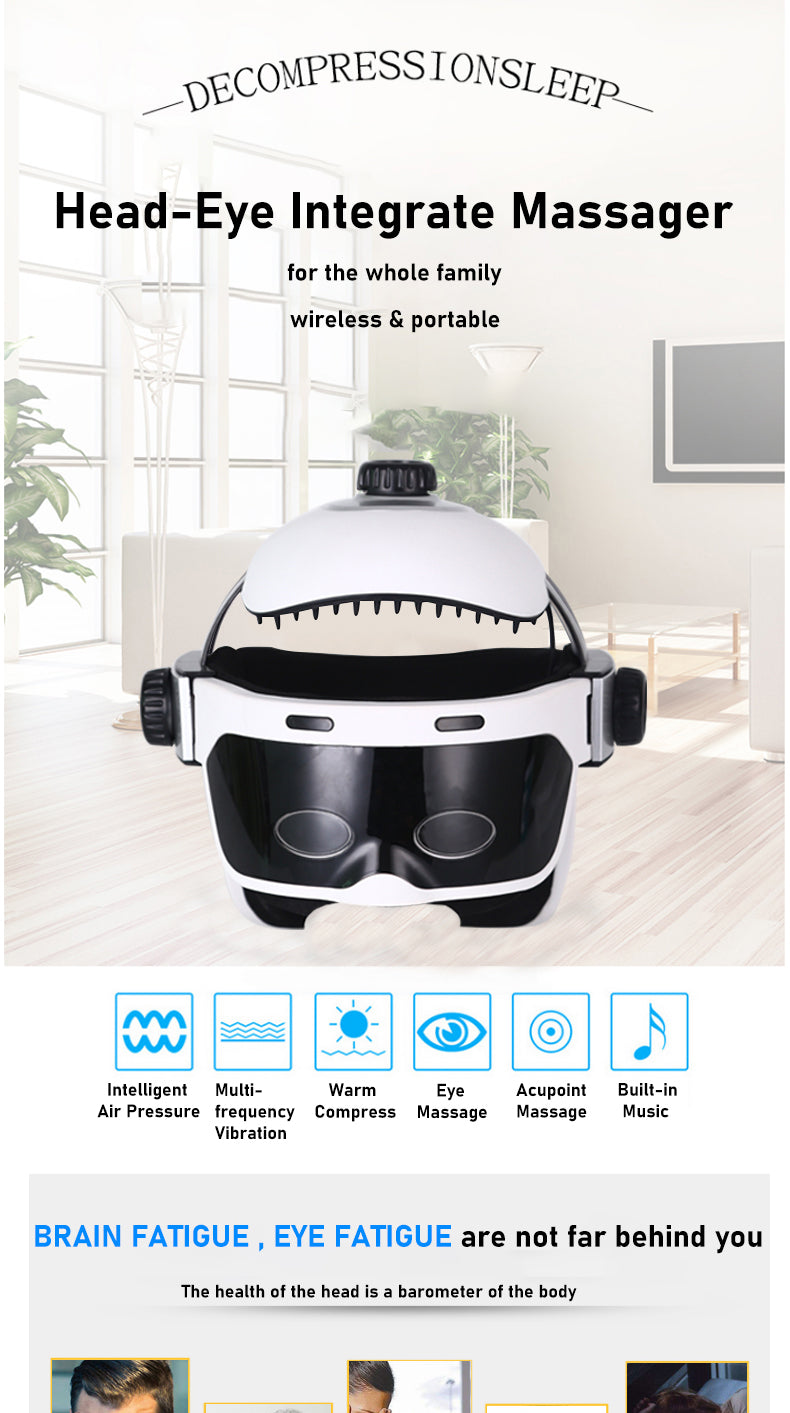 Head Massager With Vibration and Heat for Scalp Relief
