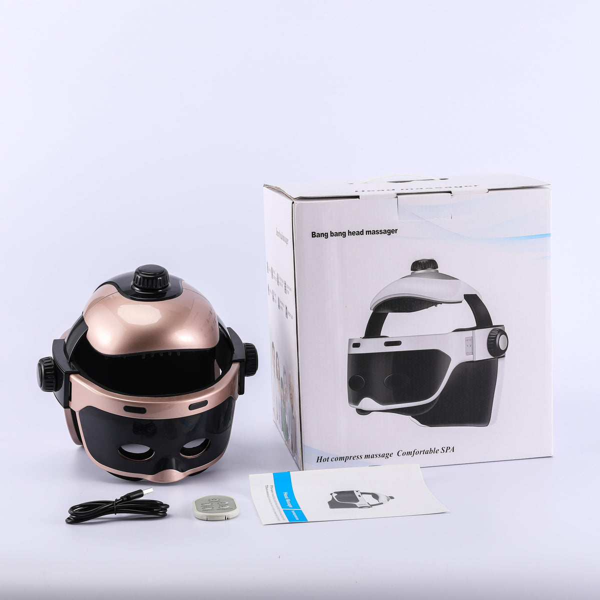 Head Massager With Vibration and Heat for Scalp Relief