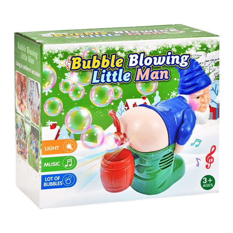 Santa Bubble Machine Toy With Lights, Music & Bubbles