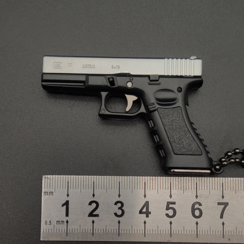 1:3 Glock G17-Style Alloy Keychain Tactical Collectible