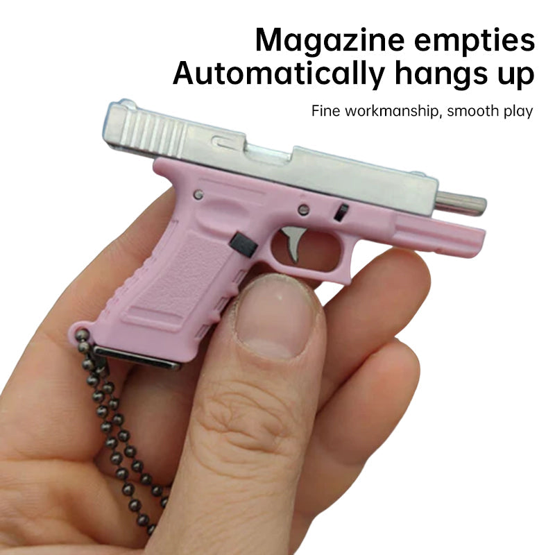 1:3 Glock G17-Style Alloy Keychain Tactical Collectible