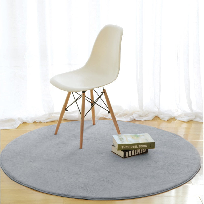 Round Memory Foam Floor Mat for Soft, Colorful Rooms