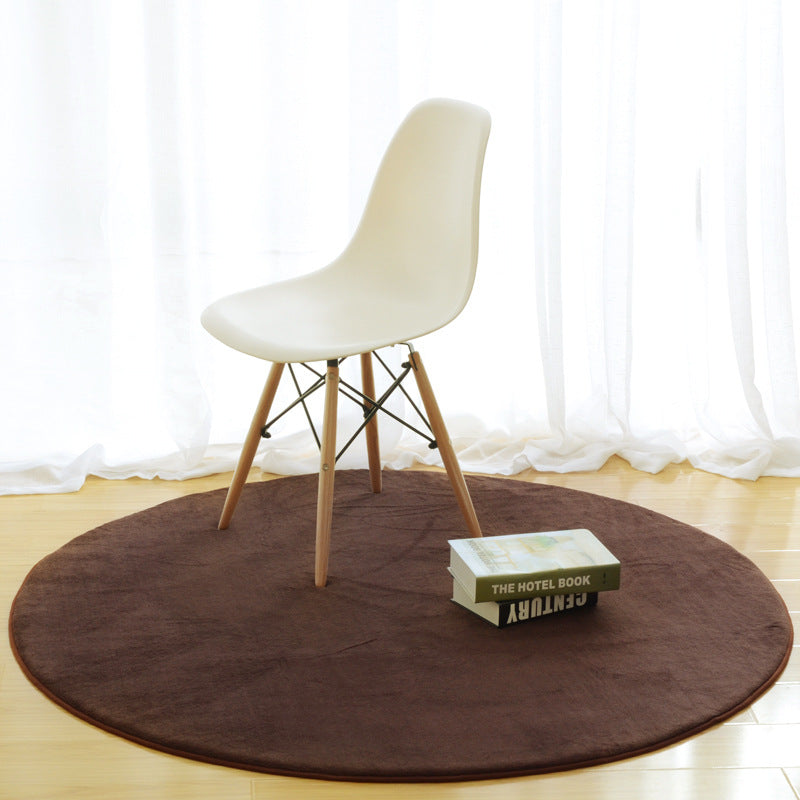 Round Memory Foam Floor Mat for Soft, Colorful Rooms