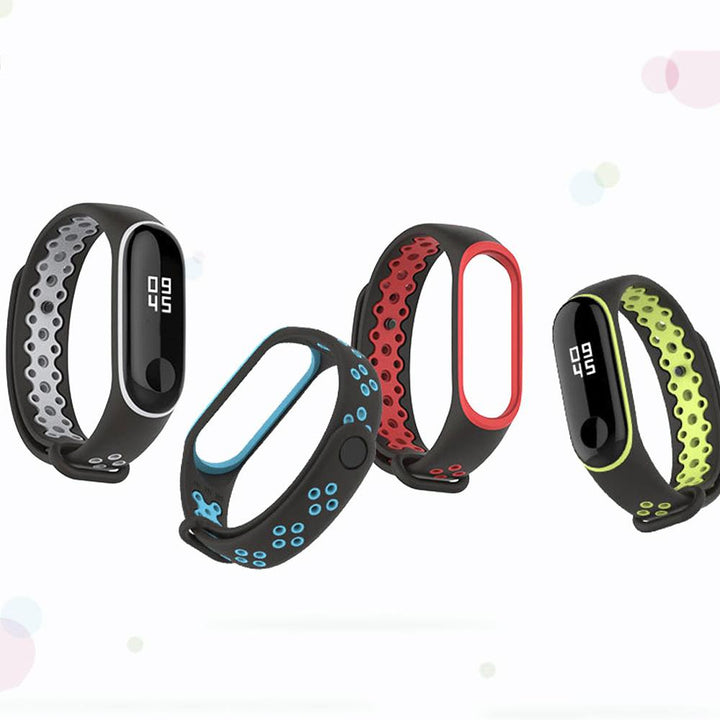Mi Band 3 Replacement Strap, Two-Tone Breathable Sport