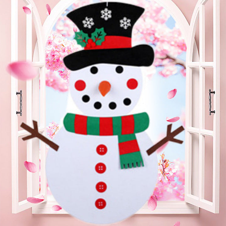 Felt Christmas Tree DIY Wall Decor for Kids Rooms