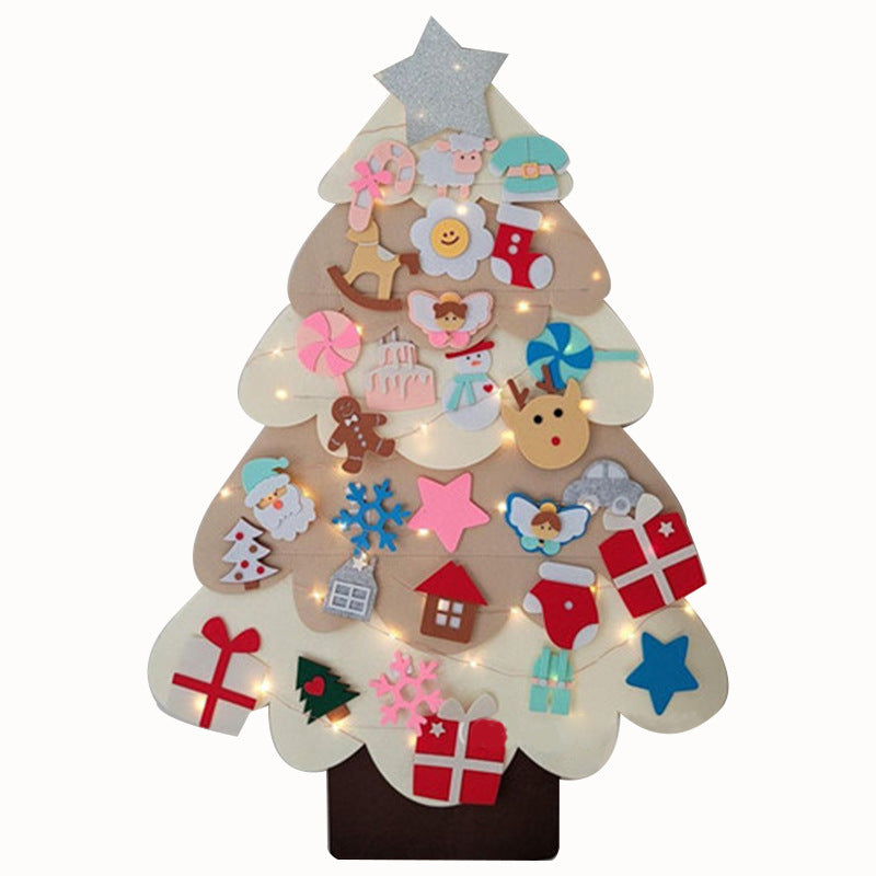 Felt Christmas Tree DIY Wall Decor for Kids Rooms
