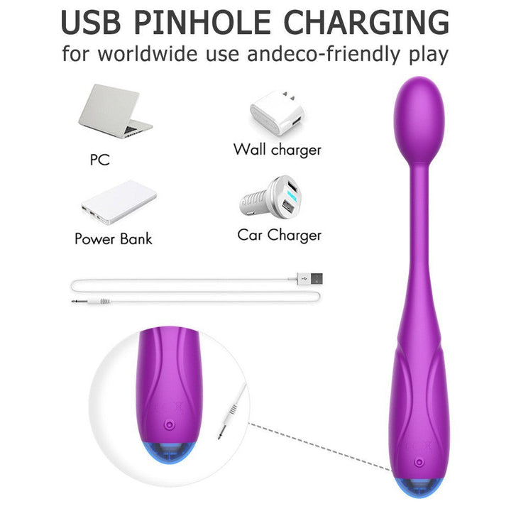 Waterproof Rechargeable Vibrator With 10 Vibration Modes