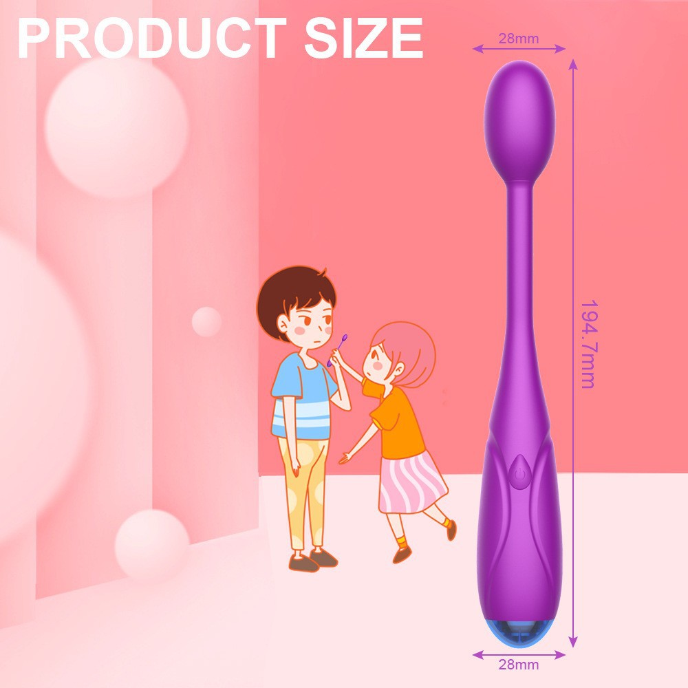 Waterproof Rechargeable Vibrator With 10 Vibration Modes
