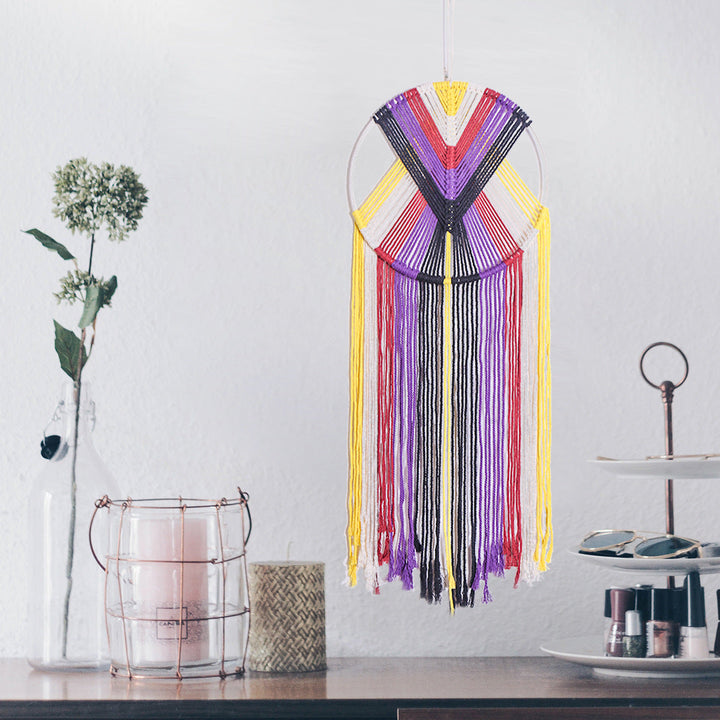Woven Tapestry Wall Decor for Colorful Bohemian Style