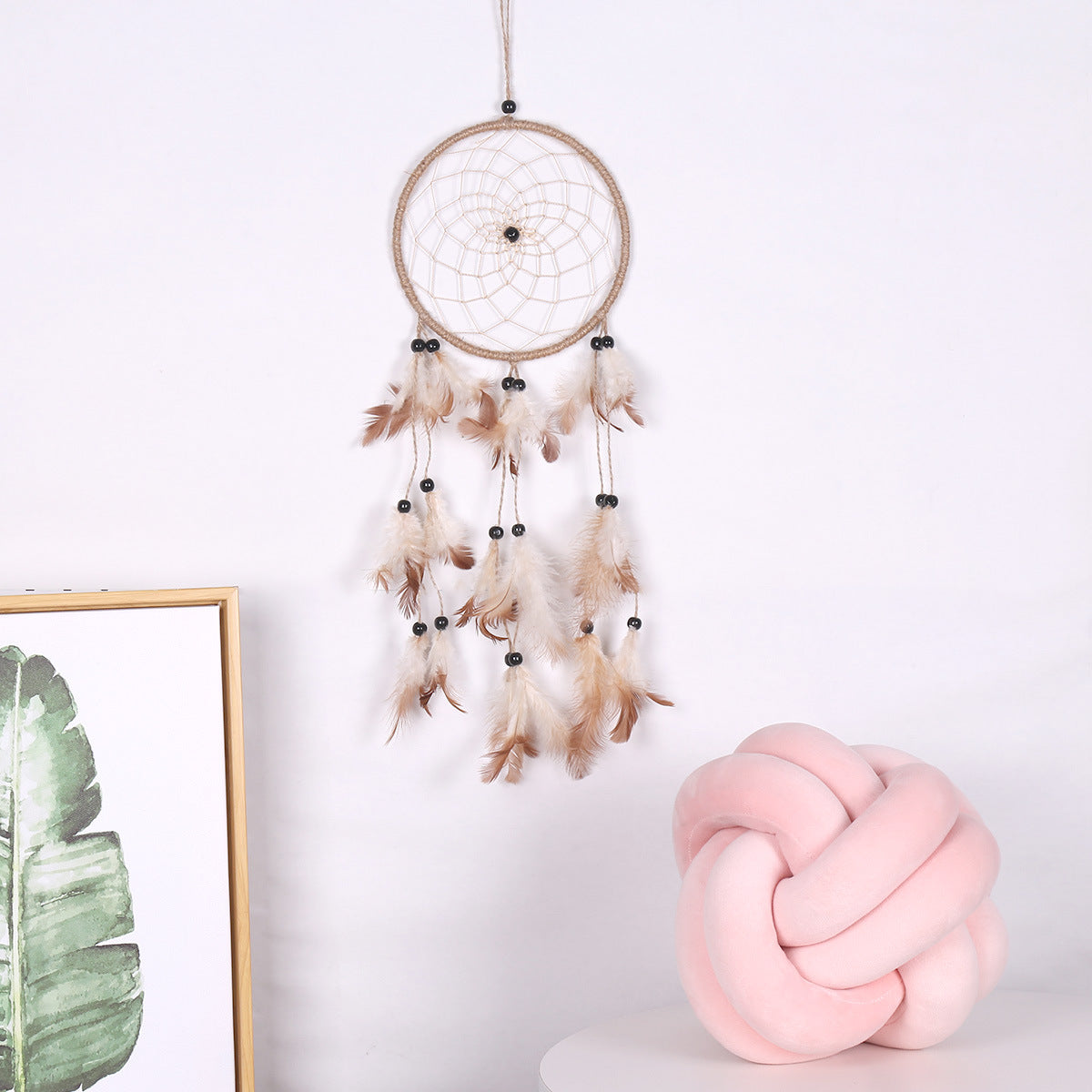 Fringed Dream Catcher Car Pendant for Cozy Decor