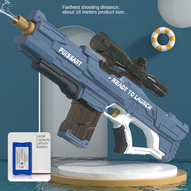 Electric Water Gun Toy With 16m Long-Range Water Stream