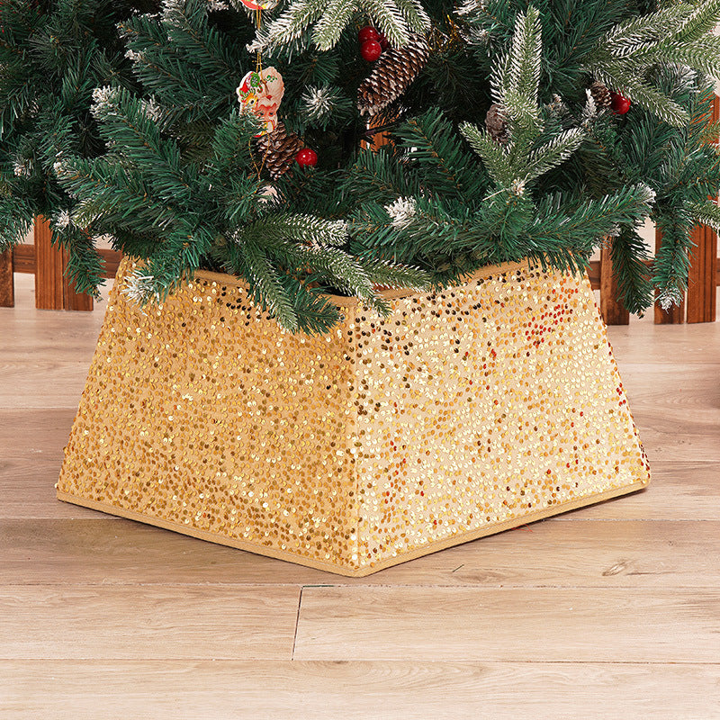 Sequin Christmas Tree Skirt for Sparkling Holiday Decor