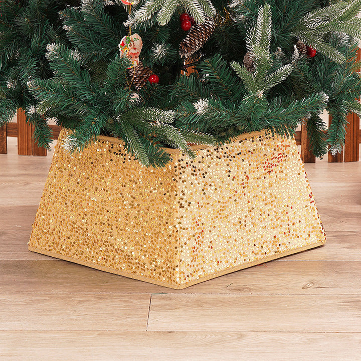 Sequin Christmas Tree Skirt for Sparkling Holiday Decor