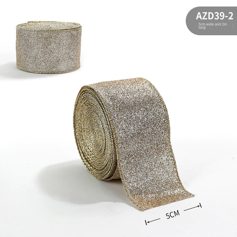 Wire-Edge Christmas Ribbon for Full Holiday Decor Bows