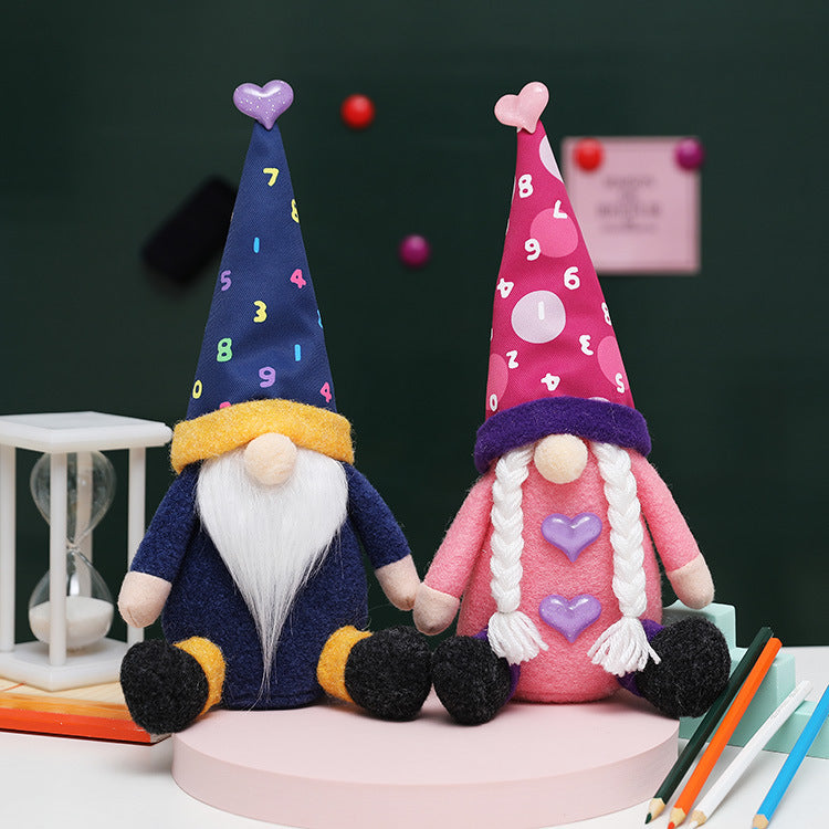 School Gnome Doll Pair for Teacher & Graduation Gifts