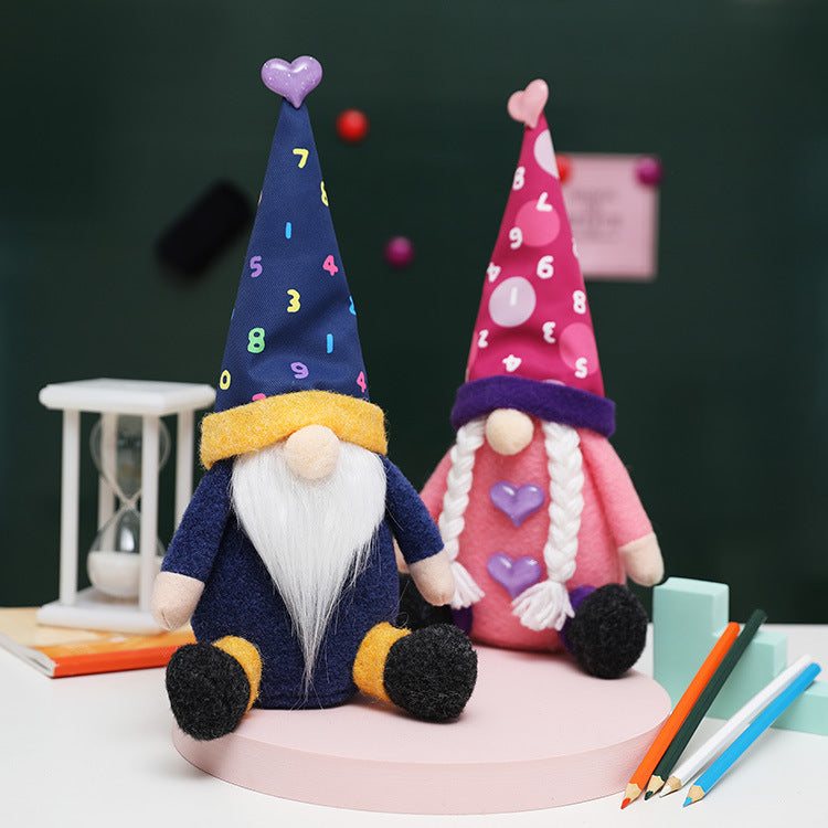 School Gnome Doll Pair for Teacher & Graduation Gifts