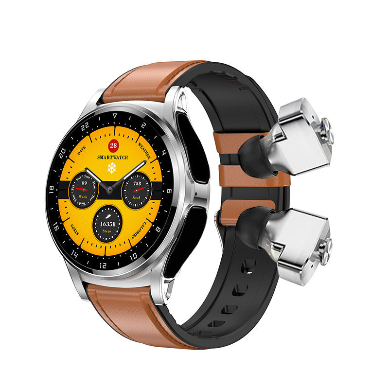 Smart Watch with Detachable TWS Earbuds for Fitness
