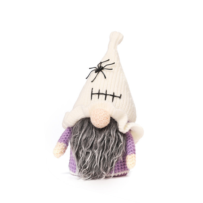 Knitted Halloween Gnome Decorations for Cozy Displays
