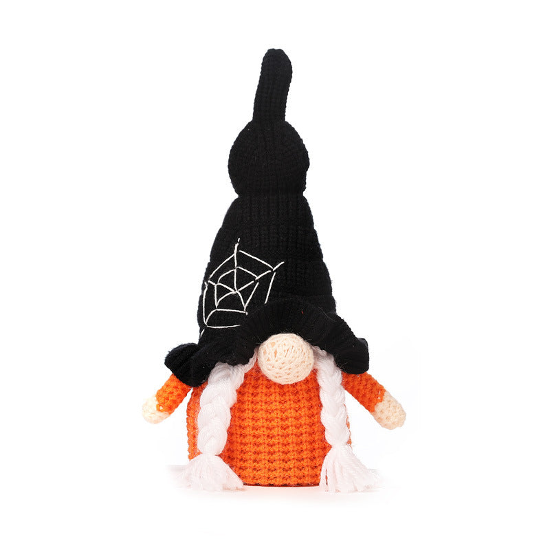 Knitted Halloween Gnome Decorations for Cozy Displays