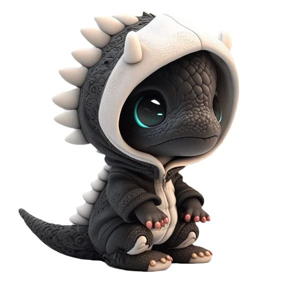 Halloween Dinosaur Elf Figurine for Whimsical Displays