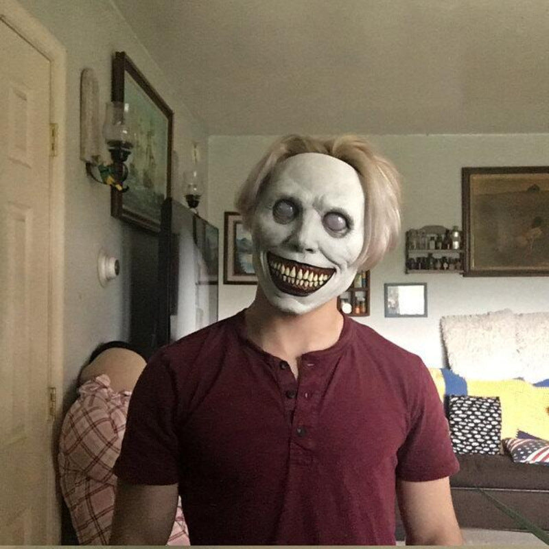 Horror Halloween Mask – Exorcist Smile Latex Face