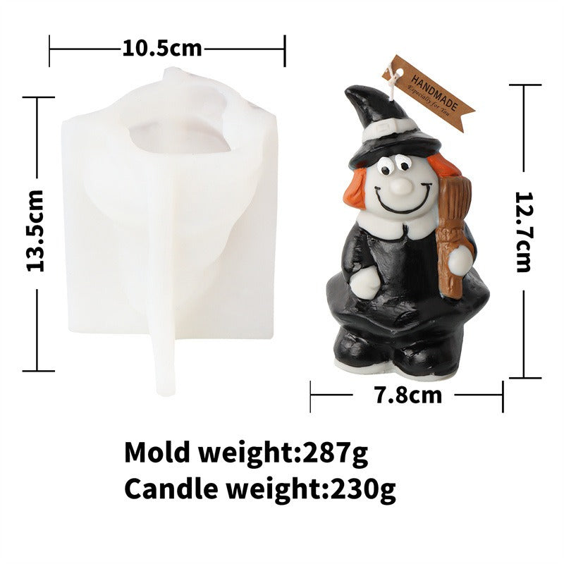 Halloween Silicone Candle Mold for 3D Shaped Candles