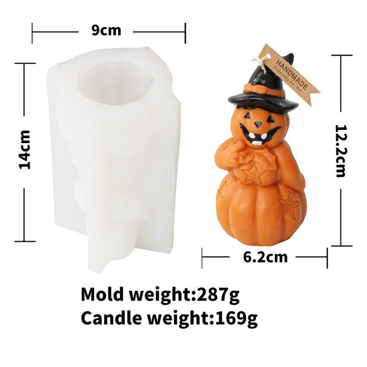 Halloween Silicone Candle Mold for 3D Shaped Candles