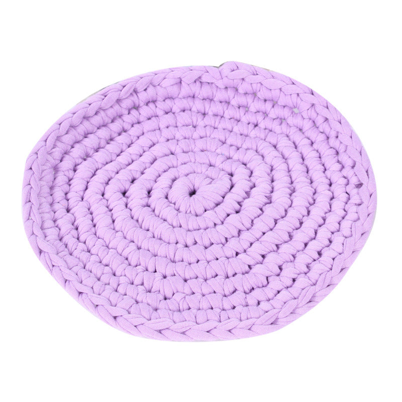 Hand-Woven Coaster Heat-Insulating Table Protection