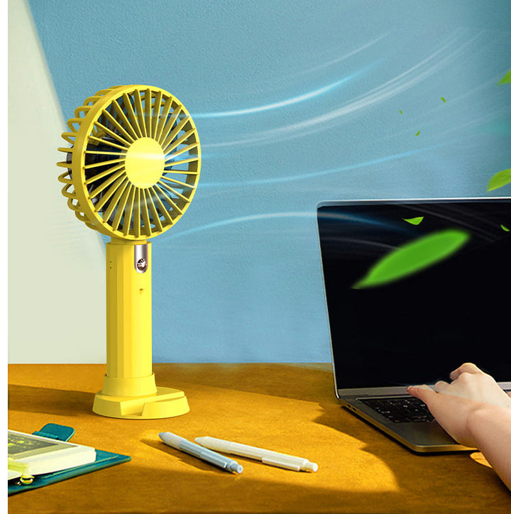 Handheld Mini Fan for Desk and Travel, Quiet Cooling